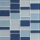 Color Wave Tile Winter Blues 1 x 1 Random Mosaic CW27