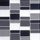Color Wave Tile Evening Mixer 1 x 1 Random Mosaic CW28