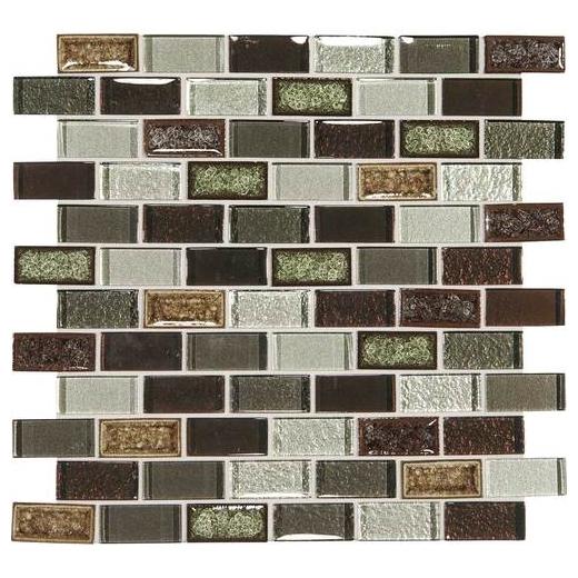 Crystal Shores Hazel Harbor 2 x 1 Brick-Joint Mosaic CS94