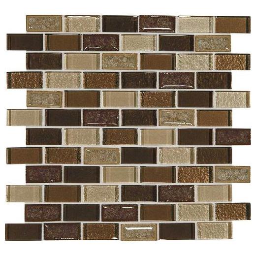 Crystal Shores Copper Coast 2 x 1 Brick-Joint Mosaic CS97