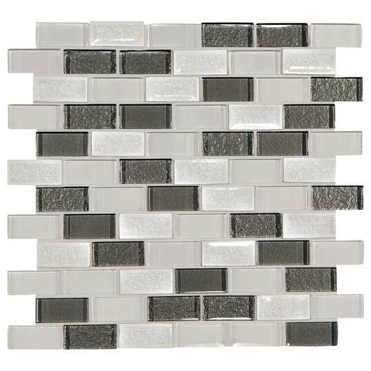 Crystal Shores Diamond Delta 2 x 1 Brick-Joint Mosaic CS93