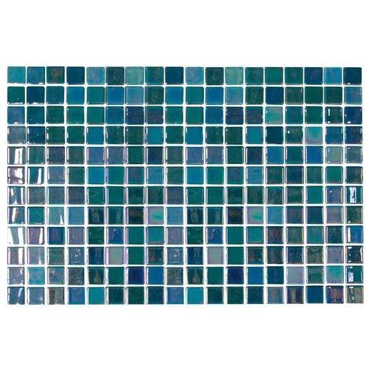 Uptown Glass Pearl Blue 1 x 1 Pearl Mosaic UP15