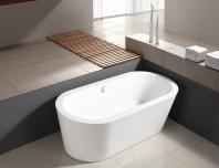 Conte Soho- 67 Inch Acrylic Freestanding Tub in White