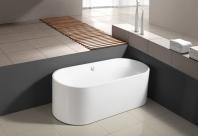 Conte Milano- 67 Inch Acrylic Freestanding Tub in White