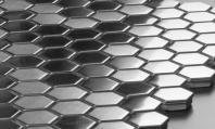 Arnia Series Stainless Steel Hexagon Mosaic Tile