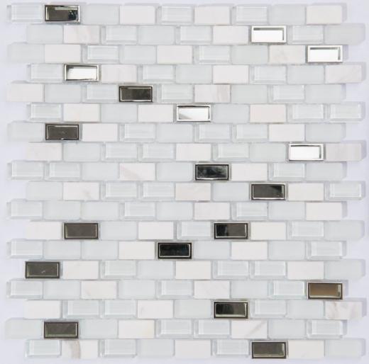 Milstone 0.6 x 1 White Itay Mosaic ML790141550