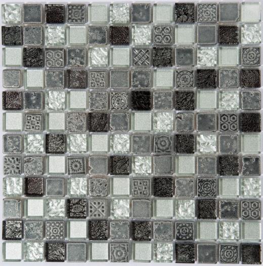 Milstone 1 x 1 Portoro Mosaic ML79045019