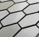 Milstone 1900 Series Snow Lava Long Hexagon Mosaic ML9812025