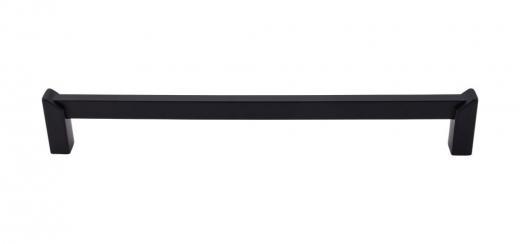 Top Knobs TK243BLK Meadows Edge Square Appliance Pull 12 Inch Center