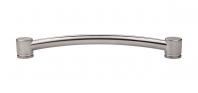 Top Knobs TK67BSN Oval Appliance Pull 12 Inch Center