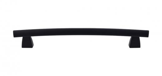 Top Knobs TK7BLK Arched Appliance Pull 12 Inch Center