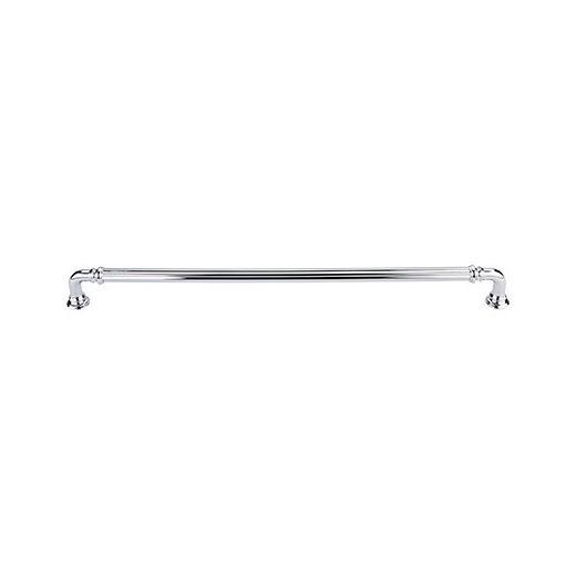 Top Knobs TK327PC Reeded Appliance Pull 12 Inch Center