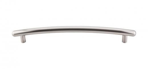 Top Knobs TK170BSN Curved Appliance Pull 12 Inch Center