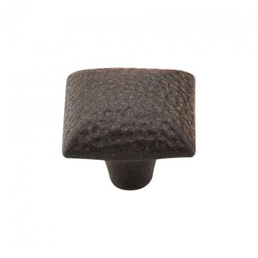 Top Knobs M262 Chateau II Collection Square Iron Knob Dimpled 1 3/8 Inch