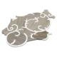 Soho Studio Chateau Series Tennessee Taupe and Asian Statuary Marble Tile