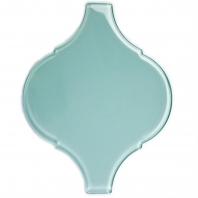 Soho Studio Crystal Series Ice Mint Arabesque Glass Backsplash