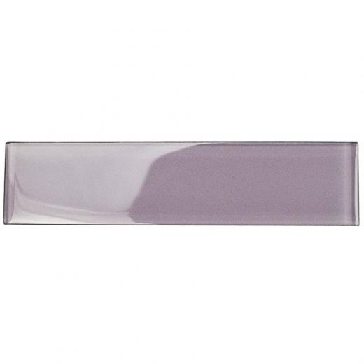 Soho Studio Crystal Series Lavender 2x8 Polished Subway Glass Backsplash
