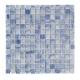Soho Studios Blue Macauba Series 3/4 Squares Marble Backsplash Tile