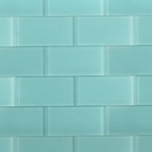Soho Studio Crystal Turquoise 3x6 Frosted CRYGTURQ3X6F