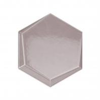 Soho Studio Hexagono Series- Cuna Nude Brillo 6 inch Hexagon TLHEXCUNANUDEBRL