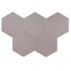 Soho Studio Hexagono Series- Liso Nude Matte 6 inch Hexagon TLHEXLISONUDEMT