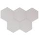 Soho Studio Hexagono Series- Liso Perla Matte 6 inch Hexagon TLHEXLISOPRLMT