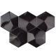 Soho Studio Hexagono Series- Piramidal Grafito Brillo 6 inch Hexagon TLHEXPRMDGRFTBRL