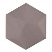 Soho Studio Hexagono Series- Piramidal Nude Matte 6 inch Hexagon TLHEXPRMDNUDEMT
