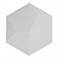 Soho Studio Hexagono Series- Piramidal Perla Matte 6 inch Hexagon TLHEXPRMDPRLMT