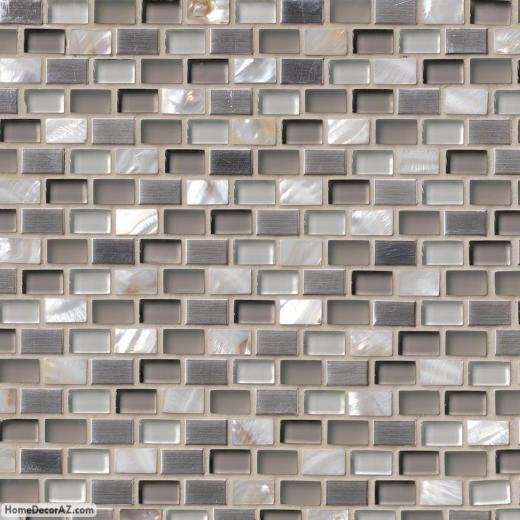 MSI Stone Keshi Blend Mini Brick Mosaic Backsplash SMOT-GLSMT-KESHI8MM