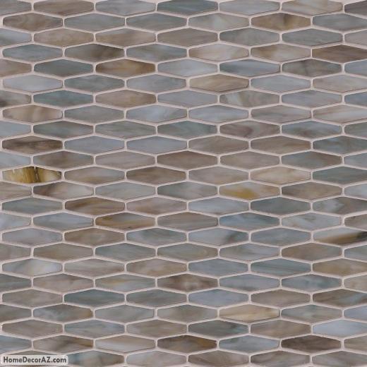MSI Stone Mochachino Hexagon Mosaic Backsplash SMOT-GLSB-MOCHACHINO