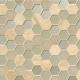 MSI Stone Monterra Blend Hexagon Mosaic Backsplash SMOT-SGLS-MONBLND8MM