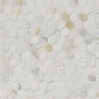 MSI Stone Calacatta Gold Hexagon Mosaic Backsplash SMOT-CALAGOLD-1HEX
