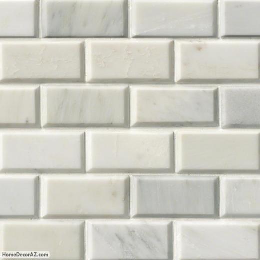 MSI Stone Greecian White Mosaic Backsplash SMOT-GRE-2X4PB