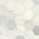 MSI Stone Greecian White Hexagon Mosaic Backsplash SMOT-GRE-3HEXP