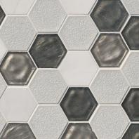 MSI Stone Circa Zirconia Hexagon Mosaic Backsplash SMOT-SGLS-CIRZIR8MM