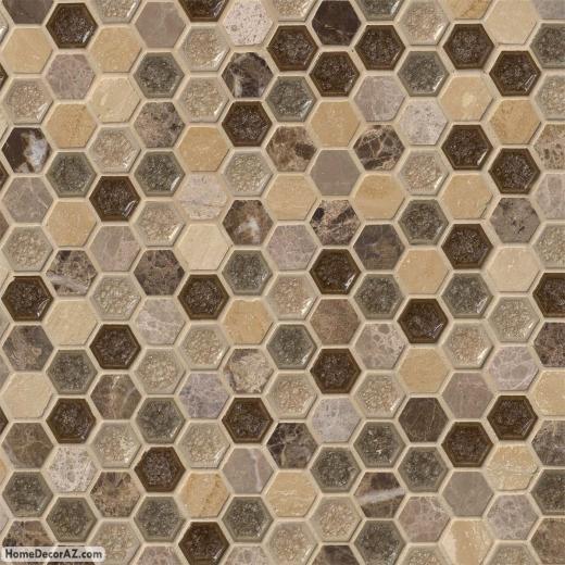 MSI Stone Kensington Hexagon Mosaic Backsplash SMOT-SGLSGG-KENSINGTN8MM