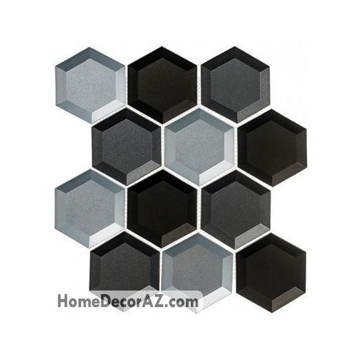 Shimmering Breeze Series Sleepy Afternoon SHM691 Beveled Hexagon Tile