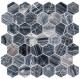 Colonial Series Salem Charcoal CLNL277 Hexagon Tile