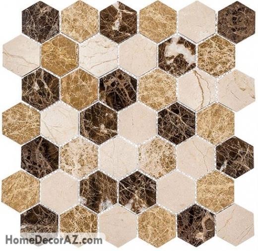 Colonial Series Rock Haven CLNL273 Hexagon Tile