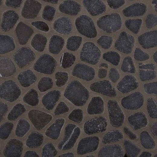 MSI Black Pebbles Tumbled Tile Backsplash SMOT-PEB-BLK