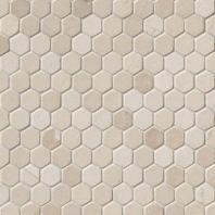 MSI Crema Marfil Hexagon Tile Backsplash SMOT-CREM-1HEX