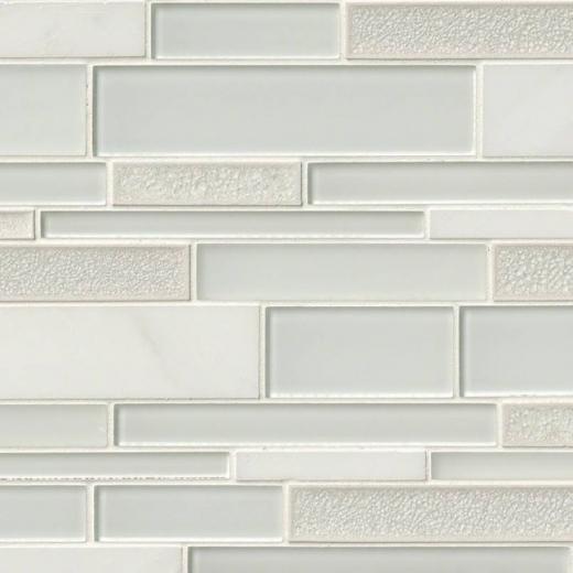 MSI Fantasia Blanco Interlocking Pattern Tile Backsplash SMOT-SGLSIL-FANBLA8MM