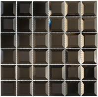 Glasstile Checkers Series Turkish Draughts Mosaic Tile CKR111