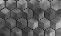Martini Mosaic Favo Series Titan Metal Hexagon Backsplash MH44