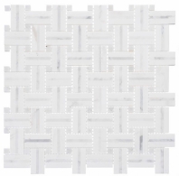Ultra Weave Series Lace Lining Basketweave Mosaic Tile UTW-472