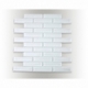 Loft Super White 1x4 Brick Glass Tile by Soho Studio LFT1X4BRKSPRWH
