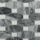 Long Octagon Dark Bardiglio Mosaic Tile by Soho Studio LNGOCTDRKBARD