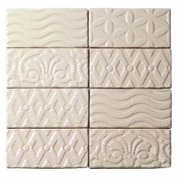 Masia Jewel Ivory 3x6 Ceramic Subway Tile by Soho Studio MASJWL3X6IVRY