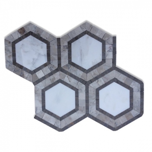 Metrology Asian Statuary Hexagon Tile by Soho Studio METGASNLGTP